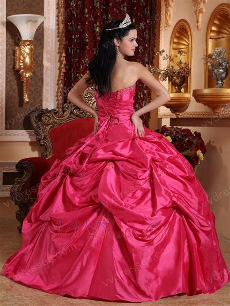 Famous Designer Deep Pink Dama Quinceanera Dress