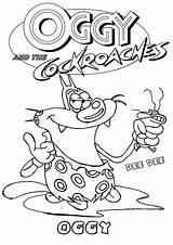 Oggy Cockroaches Tocolor Cockroach sketch template