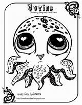 Coloring Pages Cuties Cute Printable Colouring Heather Sheets Animal Animals Pet Shop Kids Color Coloringtop Print Yorkie Octopus Littlest Creative sketch template