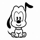 Cute Dog Puppy Sticker Drawing Decal Baby Kids Coloring Disney Wall Room Ebay Vinyl Kawaii Stickers Pages Clipartbest Nursery D1 sketch template