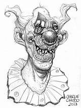Killer Outer Space Klowns Coloring Pages Sketch sketch template
