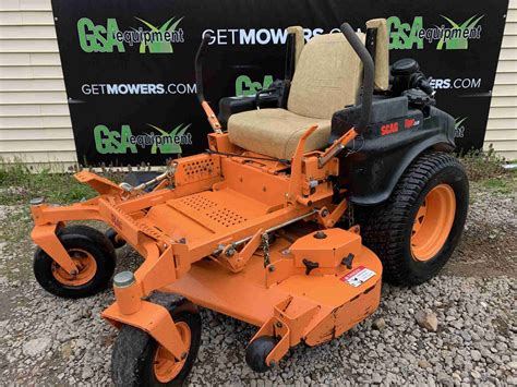 scag tiger cub commercial  turn whp kaw    month lawn mowers  sale