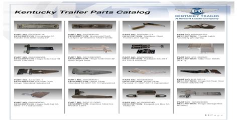 kentucky trailer parts catalog  document