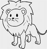 Lion Baby Drawing Coloring Cartoon Getdrawings sketch template