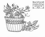 Strawberries Coloring Embroidery Fruit Patterns Hand Popular Baskets Pattern Coloringhome Knots French sketch template