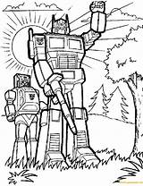 Transformers Coloringpagesonly Robots sketch template