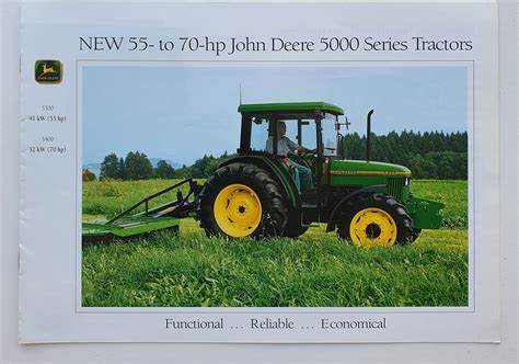 John Deere 5000 Series Tractor Sales Brochure Sps Parts