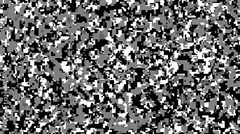 Black White And Grey Pixel Camouflage Digital Camo Background