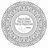 Quote Inspirational Printable sketch template