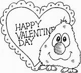 Valentine Coloring Pages Kids Print sketch template