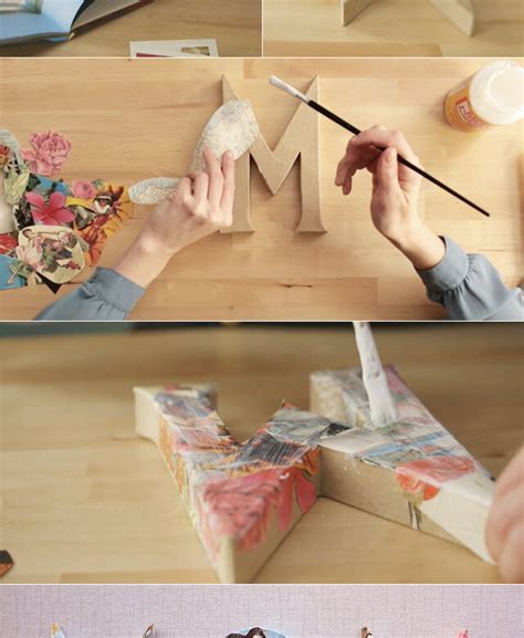 Craft On Decoupage Letters For Mom Alana Jones Mann