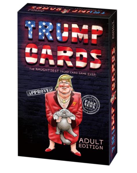 trump cards real or fake news party game wood expressions