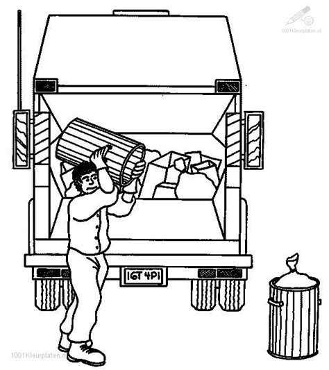 draw  garbage truck clipartsco