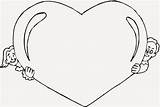Coloring Heart Pages Hearts Printable Kids Shapes Valentine Broken Clipart Big Shape Filminspector Library Print Popular Shaped Gif Coloringhome sketch template