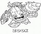 Pages Coloring Skylanders Giants Series2 Zook Life Printable sketch template
