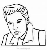 Elvis Presley Malvorlage Diverse Quoteko Clipartbest Misti sketch template