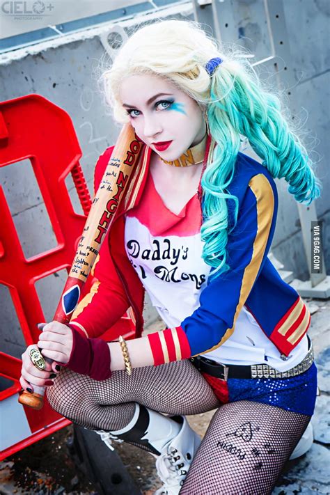 harley quinn suicide squad cosplay by gaia kay