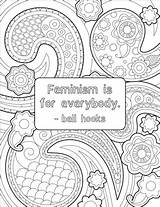 Feminist Colouring Pages Coloring Printables Feminism Christian Girl Book History Women Power sketch template