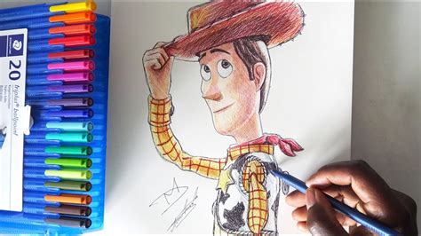 Let S Sketch Sheriff Woody From Toy Story 4 Demoose Art