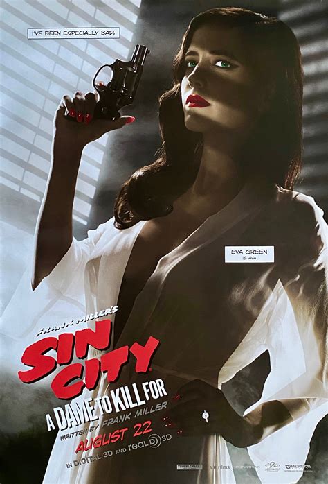 Sin City A Dame To Kill For Movie Poster