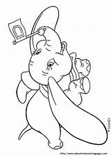 Dumbo Coloring Pages Disney Printable Elephant Book Flying Color Hellokids Print Para Colorear Coloriage Colouring Dibujos Kids Part Da Info sketch template