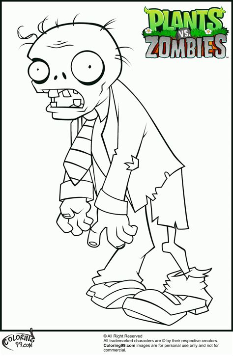 plants  zombies  coloring pages coloring home