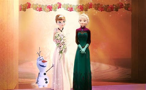 Anna And Kristoff S Wedding Elsa And Anna Photo