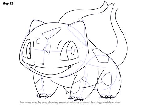 draw bulbasaur  pokemon pokemon step  step