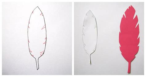 paper feathers
