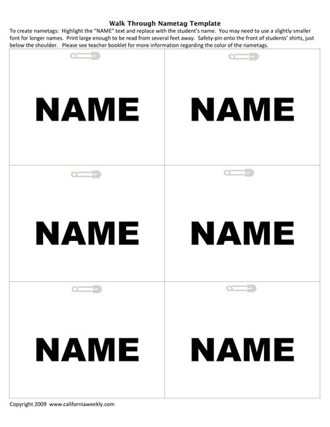 printable  tag templates word  picture ideas