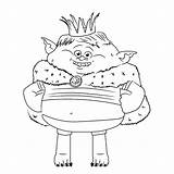 Trolls Coloring Pages King Cloud Kids Gristle Color Bergens Printable Print Troll Movie Creek Giant Colouring Cartoon Guy Sheets Jr sketch template
