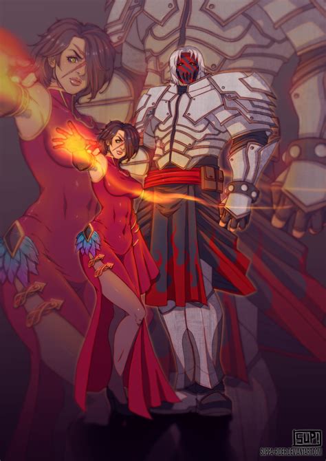 Rwby Cinder Fall And Stone Commission By Batomys2731 On