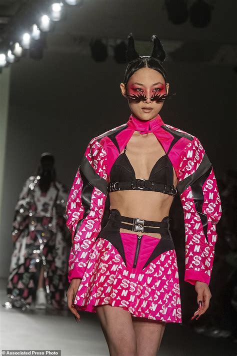 pornhub stars walk runway at namilia s fashion show daily mail online