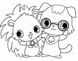 Coloring Labra Jewelpet Pages Jewelpets Children Top sketch template