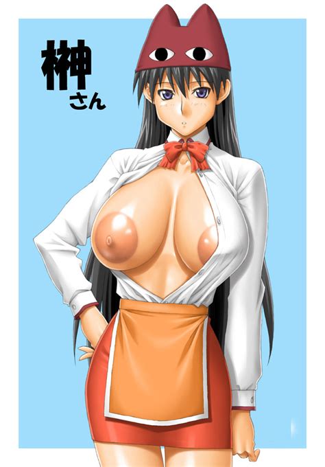 Rule 34 Azumanga Daiou Female Female Only Gegera Human Sakaki Solo