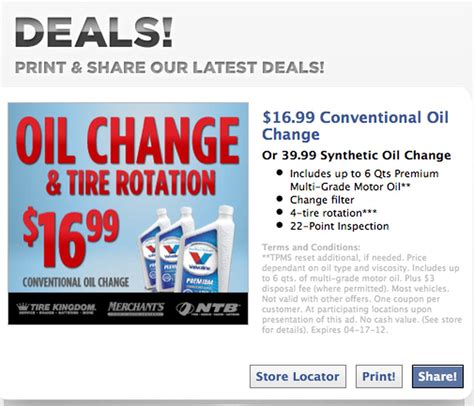 national tire battery  conventional oil change printable coupon alcom