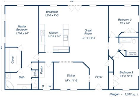 popular  barndominium floor plans