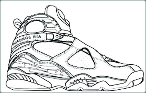 nba shoes coloring pages  getcoloringscom  printable colorings