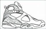 Coloring Pages Shoes Jordan Nike Shoe Lebron Printable Air Nba Drawing Sports Curry Stephen Converse Sketch Basketball Color Force Logo sketch template