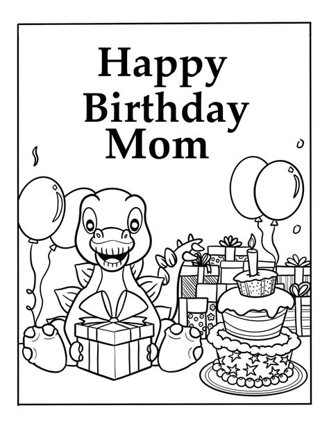 happy birthday coloring pages