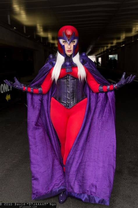Magneto Girl Superhero Costumes Gender Bend Cosplay