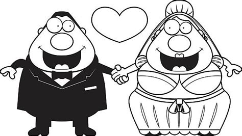 interracial couple wedding illustrations royalty free vector graphics