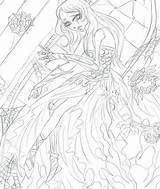 Corpse Bride Coloring Pages Emily Victor Template sketch template