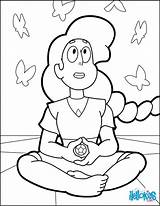 Coloring Steven Universe Pages Gems Crystal Stevonnie Template Mindful sketch template