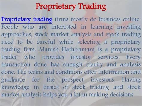 proprietary trading powerpoint    id