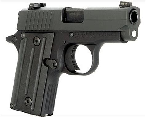 sig p  compact pistol  acp black night sights impact guns