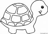 Tortoise Coloringall Terrapin Sketch Automatically sketch template