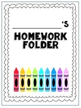 homework helper  cover page homework folder homework folder cover