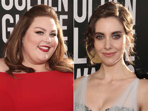 golden globes 2019 chrissy metz appears to call alison brie a bitch