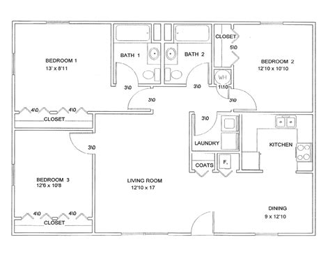 perfect images   bedroom floor plan home building plans